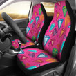 Diamond Colorful Pattern Print Universal Fit Car Seat Covers