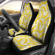 Banana Dot Pattern Print Universal Fit Car Seat Cover