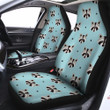 Raccoon Cartoon Print Pattern Car Seat Covers