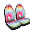Rainbow Tie Dye Car Seat Covers
