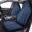 Denim Jeans Navy Blue Print Car Seat Covers