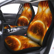 Destruction Of Planet Earth Print Car Seat Covers