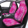 Double Pink Tie Dye Print Car Seat Covers