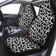 Black Cow Print Pattern Car Seat Covers