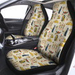 Ancient Egypt Text Print Pattern Car Seat Covers