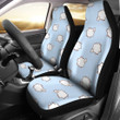 Dog Somoyed Pattern Print Universal Fit Car Seat Covers