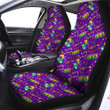 Festival Mardi Gras Print Pattern Car Seat Covers