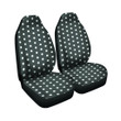 Black Tiny Polka Dot Car Seat Covers