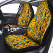 Ancient Egypt Yellow Print Pattern Car Seat Covers
