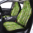Bamboo Watercolor Print Pattern Car Seat Covers