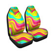 Abstract Paint Car Seat Covers
