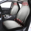 Baseballs Texture Print Car Seat Covers