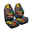 Abstract Wavy Car Seat Covers