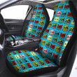 Cassette Colorful Print Pattern Car Seat Covers