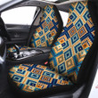 Ethnic Pixel Print Pattern Car Seat Covers