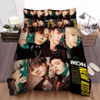 Ikon New Kids Begin Album Cover Bed Sheets Spread Comforter Duvet Cover Bedding Sets