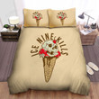 Ice Nine Kills Band Skull Ice Cream Bed Sheets Spread Comforter Duvet Cover Bedding Sets