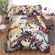 Infinite Stratos Main Characters On Stage Bed Sheets Spread Duvet Cover Bedding Sets
