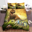 Jurassic Park Nouve Avventure Digital Illustration Bed Sheets Duvet Cover Bedding Sets
