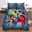 Justice League Dcu Characters Bed Sheets Spread Duvet Cover Bedding Sets
