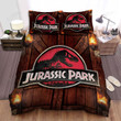 Jurassic Park Movie Logo Film Ii Image Bed Sheets Spread Comforter Duvet Cover Bedding Sets