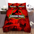 Jurassic Park Movie Red Filter Poster Bed Sheets Spread Comforter Duvet Cover Bedding Sets
