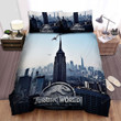 Jurassic World: Dominion (2022) They're Here Movie Poster Ver 2 Bed Sheets Duvet Cover Bedding Sets