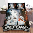 Lifeforce (1985) Astronaut & The Iced Bodies Movie Poster Bed Sheets Spread Comforter Duvet Cover Bedding Sets