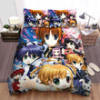Magical Girl Lyrical Nanoha All Characters In One Bed Sheets Spread Duvet Cover Bedding Sets