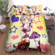 Lollipop Chainsaw, Juliet Starling Anime Style Bed Sheets Spread Duvet Cover Bedding Sets