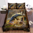 Largemouth Bass Fishing Bed Sheets Duvet Cover Bedding Sets