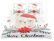 Llama Merry Christmas Bed Sheets Duvet Cover Bedding Sets
