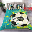 Look Pretty Play Dirty Soccer Custom Duvet Cover Bedding Set With Your Name