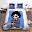 Leatherface, Cute Cartoon Killer Bed Sheets Spread Comforter Duvet Cover Bedding Sets