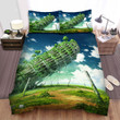 Leaning Tower Of Pisa Abandoned Covered With Plants Bed Sheets Duvet Cover Bedding Sets