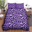 Leopard Purple Skin Print Bed Sheets Duvet Cover Bedding Sets