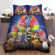 Madagascar 3 Europe Most Wanted Movie Poster Bed Sheets Spread Comforter Duvet Cover Bedding Sets