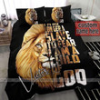 Lion God Custom Duvet Cover Bedding Set With Your Name