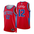 2021-22 Detroit Pistons Isaiah Livers City 75th Anniversary Jersey