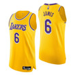 Los Angeles Lakers LeBron James 2021-22 75th Anniversary Jersey Icon