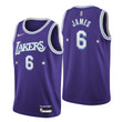 2021-22 Los Angeles Lakers LeBron James City 75th Anniversary Jersey