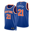 New York Knicks Theo Pinson 75th Anniversary Diamond Jersey Icon