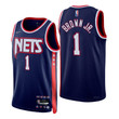 2021-22 Brooklyn Nets Bruce Brown Jr. City 75th Anniversary Jersey