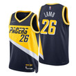 2021-22 Indiana Pacers Jeremy Lamb City 75th Anniversary Jersey