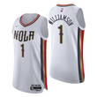 New Orleans Pelicans 2021-22 NBA 75TH Zion Williamson Jersey City