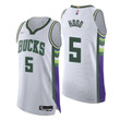 Milwaukee Bucks 2021-22 NBA 75TH Rodney Hood Jersey City