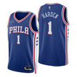 76ers James Harden 75th Anniversary Icon Jersey