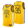 Men's Golden State Warriors Kevin Durant Earned Yellow Jersey