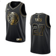 Men's Boston Celtics #27 Daniel Theis Golden Edition Jersey - Black