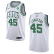 Men's Boston Celtics #45 Romeo Langford Association Swingman Jersey - White